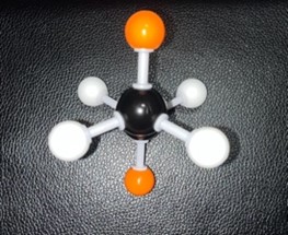 Molecular model of the Newman projection in Staggered Anti.